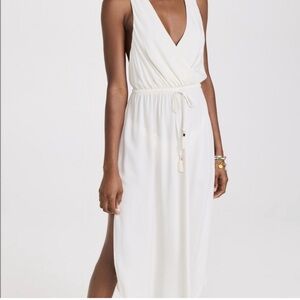 NWT l*space Cream Kenzie Swim Cover-Up Dress large